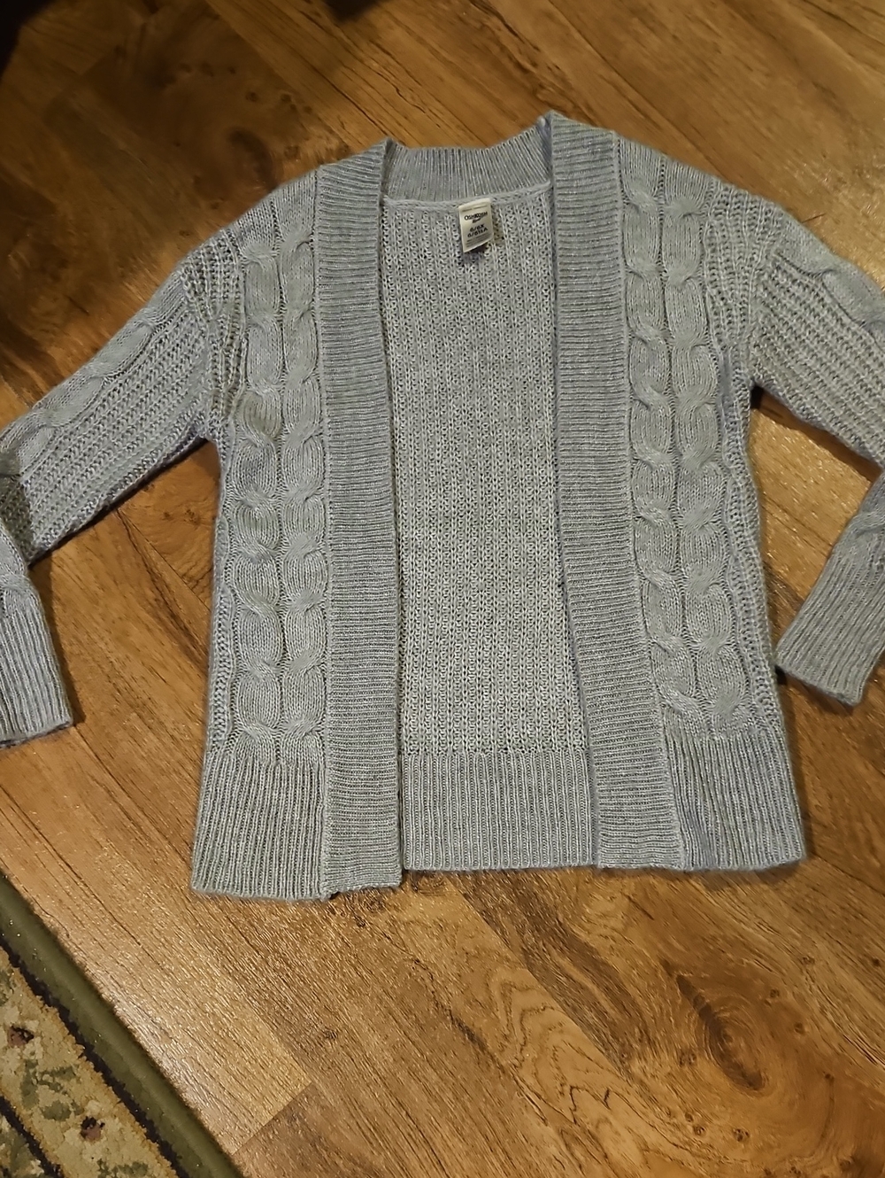 Girls Oshkosh Gray Sweater Size 6/6X